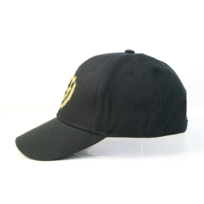 Logo Cetak Bordir Topi Baseball Kapas Dibuat Tali Topi Olahraga Adjustable Dengan Gesper Logam