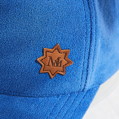 Topi Baseball Bulu Kutub Musim Gugur Musim Dingin Dengan Patch Kulit Logo Debossed