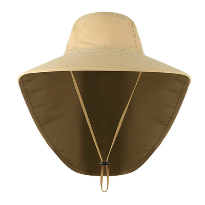 Baru Luar Ruangan Topi Nelayan untuk Pria Wanita Musim Panas Leher Perlindungan Visor Cap Anti UV Bernapas Memancing Topi Safari