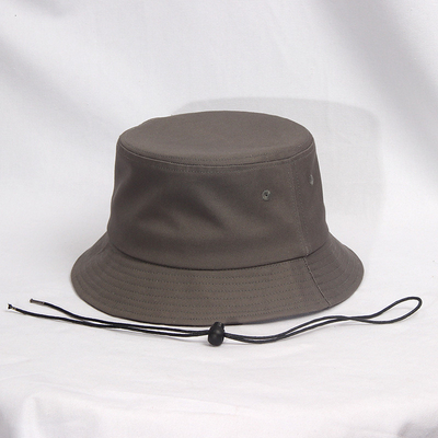 Unisex Pure Cotton Outdoor Sun Hat Beach Dengan Perlindungan Fisher Bucket Cap 58CM