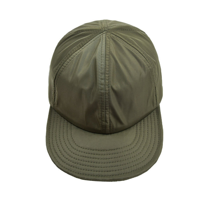 Serut Dapat Disesuaikan Flat Brim Shading Camper Cap Pola Bordir 62CM