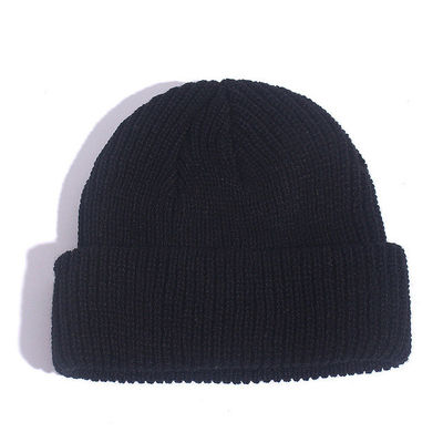 Fashion Hip Hop Beanie Rajutan Topi Pria Skullcap Wanita Musim Dingin Hangat Brimless Beanies Topi