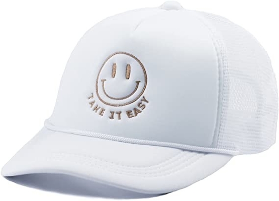 Adjustable 5 Panel Trucker Cap Musim Panas Baseball Mesh Bernapas Hip Hop Hat
