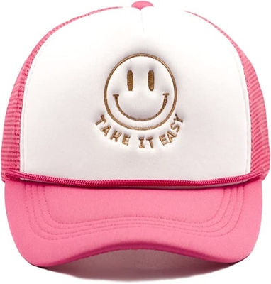 Adjustable 5 Panel Trucker Cap Musim Panas Baseball Mesh Bernapas Hip Hop Hat