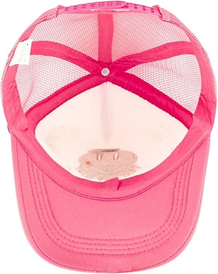 Adjustable 5 Panel Trucker Cap Musim Panas Baseball Mesh Bernapas Hip Hop Hat