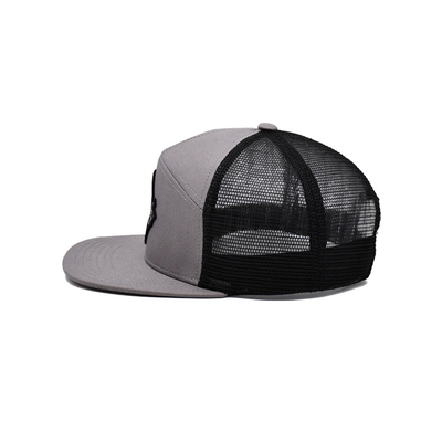 Fashion Sublimation Patch Outdoor 7 Panel Trucker Cap Warna Khusus Untuk Unisex