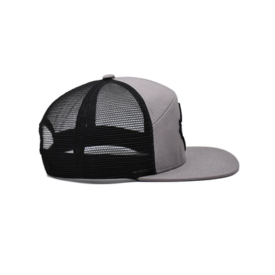 Fashion Sublimation Patch Outdoor 7 Panel Trucker Cap Warna Khusus Untuk Unisex