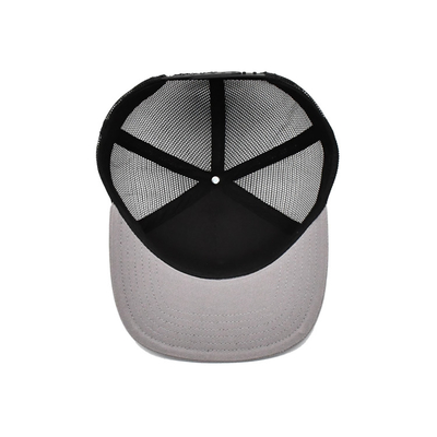 Fashion Sublimation Patch Outdoor 7 Panel Trucker Cap Warna Khusus Untuk Unisex