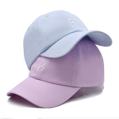 6 Panel Topi Bisbol Bordir Pria Topi Bisbol Polos Bisa Disesuaikan Fashion