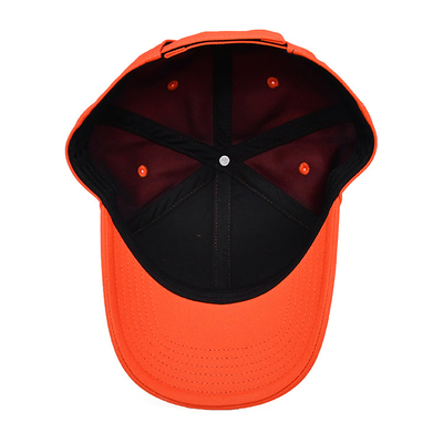 Topi Bisbol Kasual Unisex Velcro Gesper Belakang Kerai Melengkung 6 Panel Dahi Topi Musim Panas