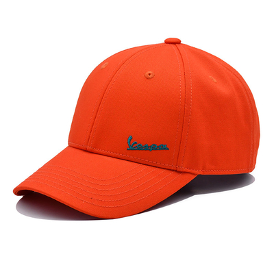 Topi Bisbol Kasual Unisex Velcro Gesper Belakang Kerai Melengkung 6 Panel Dahi Topi Musim Panas