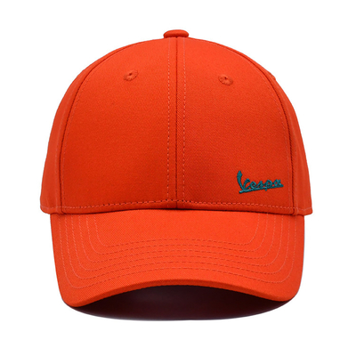 Topi Bisbol Kasual Unisex Velcro Gesper Belakang Kerai Melengkung 6 Panel Dahi Topi Musim Panas