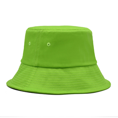 Fashion Cotton Bucket Hat 58cm Bordir Bucket Cap Logo Kustom