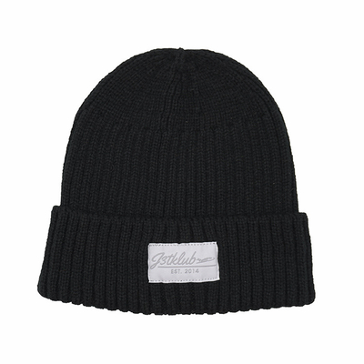 Knit Diborgol Acrylic Slouchy Beanie Streetwear Private Woven Label Nelayan Tengkorak Topi Musim Dingin