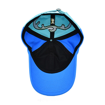 Olahraga Pria 6 Panel Topi Bisbol Bordir Visor Melengkung 60cm