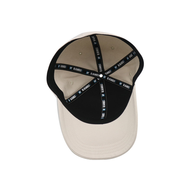 Disesuaikan 6 Kancing Topi Bisbol Kapas Reinforced Seams Elastic Closed Cap