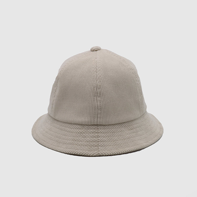 Mode Terbaru Harian Kartun Bordir Kapas Topi Nelayan Outdoor Sun Protection Beige Corduroy Bucket Hat