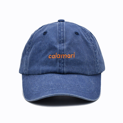 Washed Baseball cap custom logo kapas murni dicuci topi untuk pria dan wanita cuci tangan