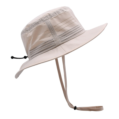 Outdoor Drawstring Bucket Hat Fishing Hat untuk Kegiatan Outdoor