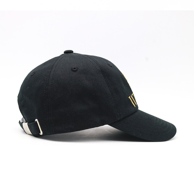 Topi Ayah Olahraga Kasual Logo Bordir Kustom Topi Pria Golf Dewasa 6 Panel