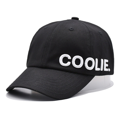 Full Seasons 6 Panel Ayah Hat Pria Gorras Olahraga 3D bordir Puff Logo Cap Baseball Terstruktur