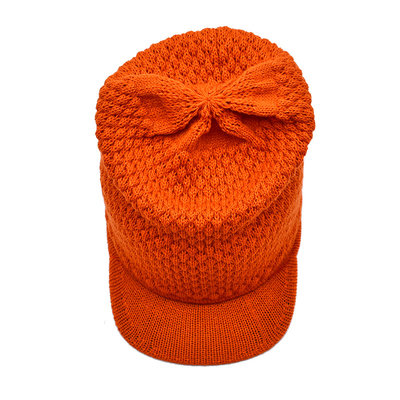 Wool Merino Musim Dingin topi topi dengan visor Custom