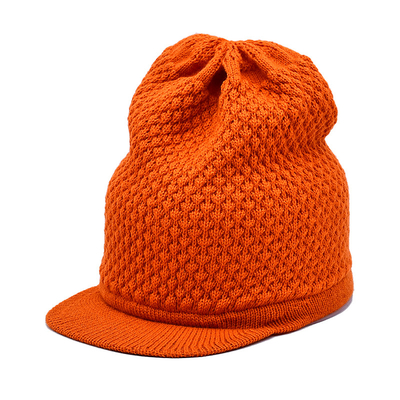 Wool Merino Musim Dingin topi topi dengan visor Custom
