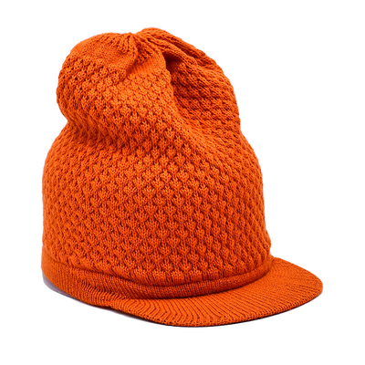 Wool Merino Musim Dingin topi topi dengan visor Custom