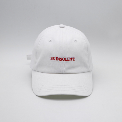 Visor melengkung topi bisbol bordir musim penuh terstruktur tidak terstruktur