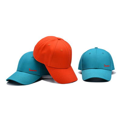 Topi Baseball Custom Brodered Dengan Penutupan Flat Curved Metal Plastic Snap