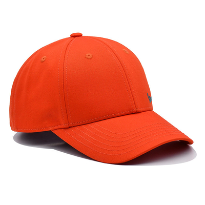 Topi Baseball Custom Brodered Dengan Penutupan Flat Curved Metal Plastic Snap