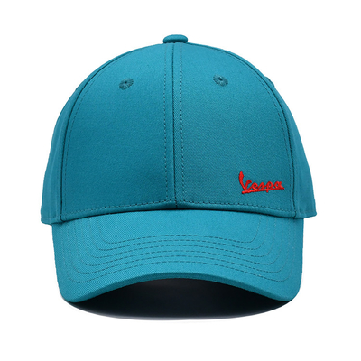 Topi Baseball Custom Brodered Dengan Penutupan Flat Curved Metal Plastic Snap