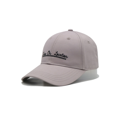 BSCI 6 Panel Curved Brim Cotton Gorras Baseball Cap Logo bordir polos Topi Ayah Terstruktur