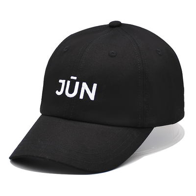 Soft Top 6 Panel Topi Baseball Bersulam Kap Baja Tipis Bahan