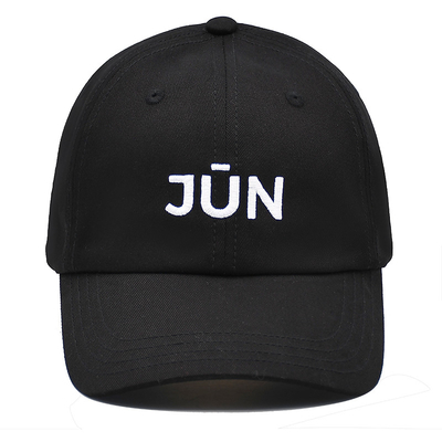 Soft Top 6 Panel Topi Baseball Bersulam Kap Baja Tipis Bahan