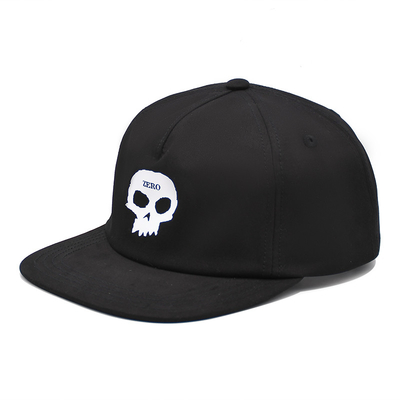Flat Visor Five-Panel Snapback Cap 6 Eyelets untuk Ventilasi 6 Eyelets