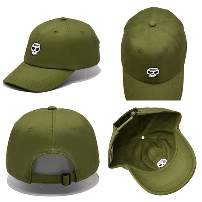 Comfortable Unstructured 6 Panel Baseball Cap - Dibangun panel depan