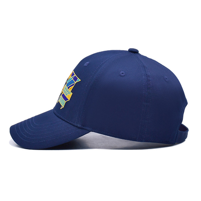 Panel Depan Dibangun Sepuluh Panel Baseball Cap dengan Cocok Kain Warna jahitan