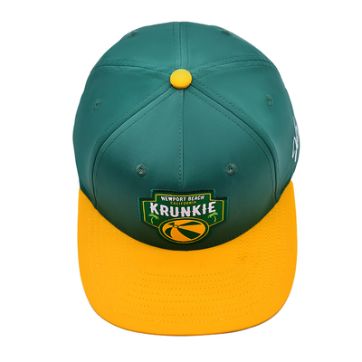 Visor melengkung 5 Panel Baseball Cap dengan jahitan diperkuat dan visor melengkung