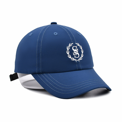 Premium 6 Panel Baseball Cap Kain Katun Dan Flat bordir jahitan