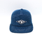 BSCI Custom Pria Kualitas Tinggi 7 Panel Corduroy Flat Brim Embroidery Patch Logo Olahraga Baseball Snapback Cap