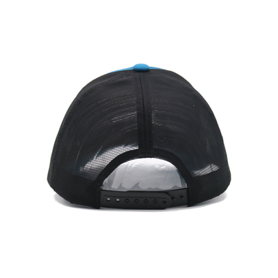 Musim Panas 5 Panel Trucker Cap Dengan Custom Logo Bordir Perjalanan Olahraga Baseball Cap Mesh Pria Biasa Blank