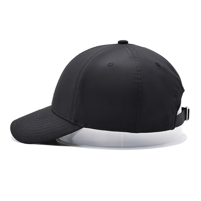 Custom 6 Panel Blank Baseball Cap 58cm Cool Soft Polyester Ripped Ayah Hat