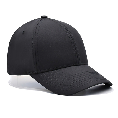 Custom 6 Panel Blank Baseball Cap 58cm Cool Soft Polyester Ripped Ayah Hat