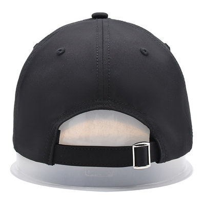 Custom 6 Panel Blank Baseball Cap 58cm Cool Soft Polyester Ripped Ayah Hat