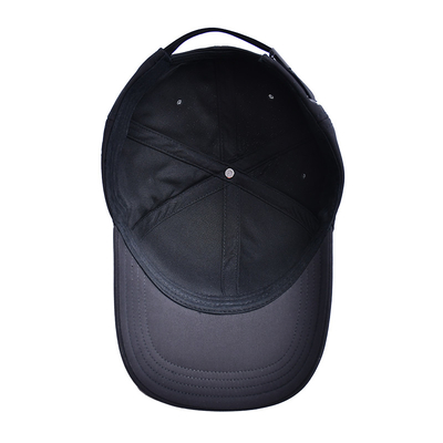Cap Baseball 6 Panel yang dapat disesuaikan dengan 4 mata logam yang cocok