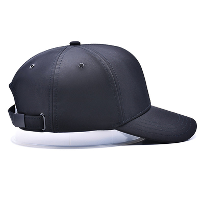 Cap Baseball 6 Panel yang dapat disesuaikan dengan 4 mata logam yang cocok