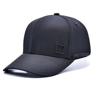 Cap Baseball 6 Panel yang dapat disesuaikan dengan 4 mata logam yang cocok