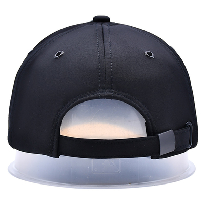 Cap Baseball 6 Panel yang dapat disesuaikan dengan 4 mata logam yang cocok