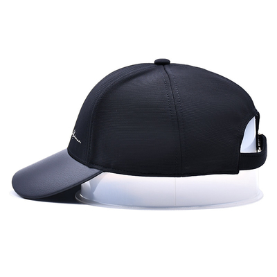 Kap Baseball 6 Panel Terstruktur Dengan 2 Mata Dan Warna Line Jahit Disesuaikan